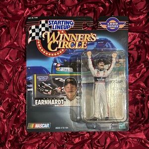 Nascar Winner's Circle Figure in White and Black